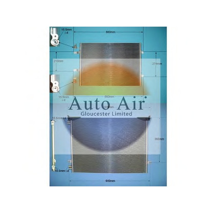 Photo Condenser, air conditioning AUTO AIR GLOUCESTER 161348
