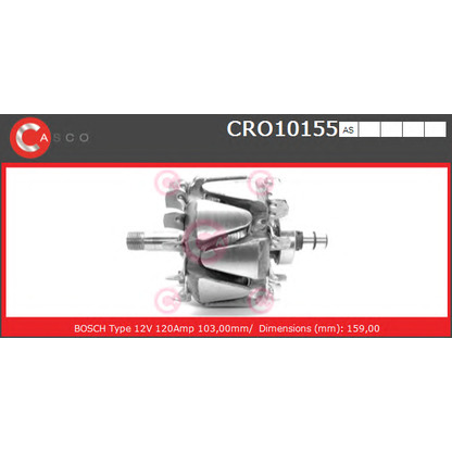 Photo Rotor, alternateur CASCO CRO10155AS