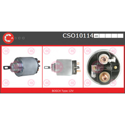 Photo Solenoid Switch, starter CASCO CSO10114AS
