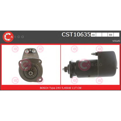 Foto Motor de arranque CASCO CST10635ES