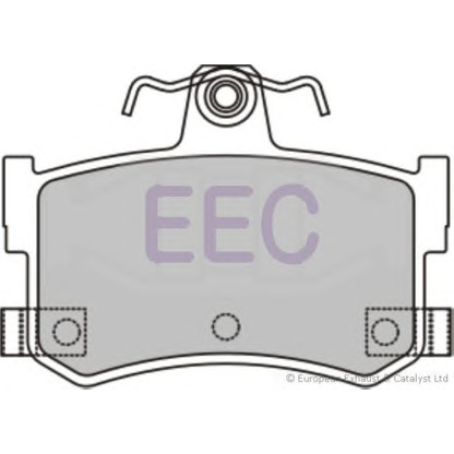 Фото Комплект тормозных колодок, дисковый тормоз EEC BRP0834