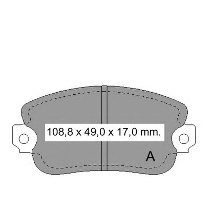 Photo Kit de plaquettes de frein, frein à disque VEMA 831030
