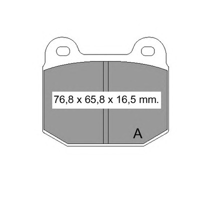 Photo Kit de plaquettes de frein, frein à disque VEMA 831180