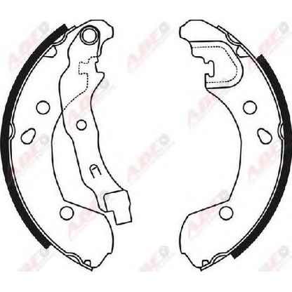 Photo Brake Shoe Set ABE C01056ABE