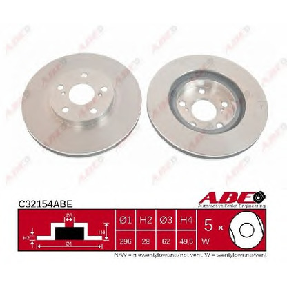 Photo Brake Disc ABE C32154ABE
