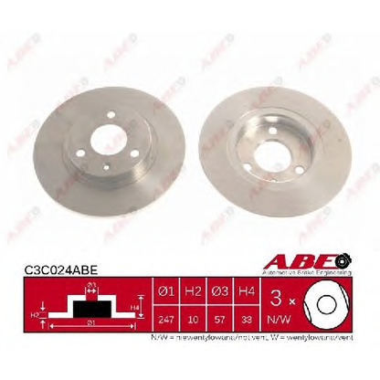 Photo Brake Disc ABE C3C024ABE
