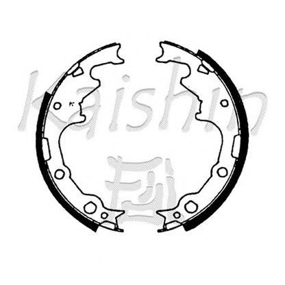 Photo Brake Shoe Set KAISHIN K0003