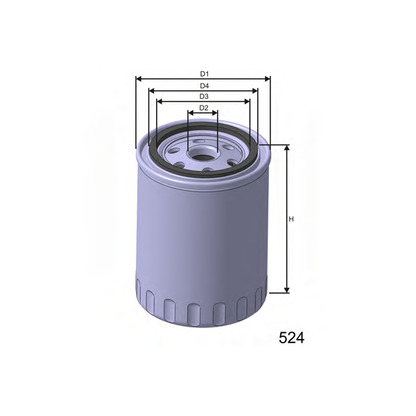 Photo Oil Filter; Filter, operating hydraulics MISFAT Z138