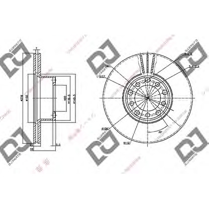 Фото Тормозной диск DJ PARTS BD1125