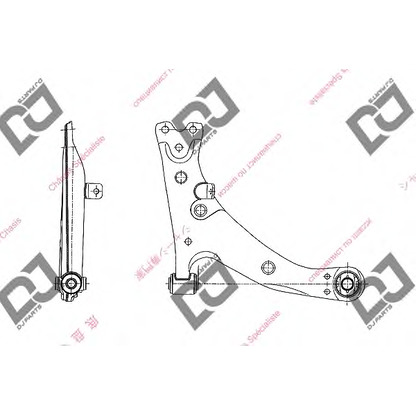 Photo Bras de liaison, suspension de roue DJ PARTS DA1067