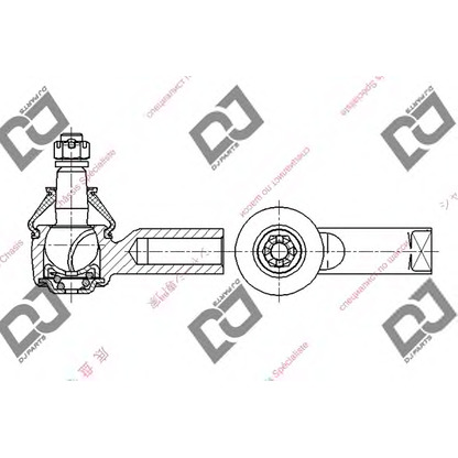 Photo Tie Rod End DJ PARTS DE1288