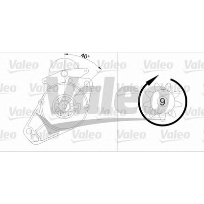 Foto Starter VALEO 455575