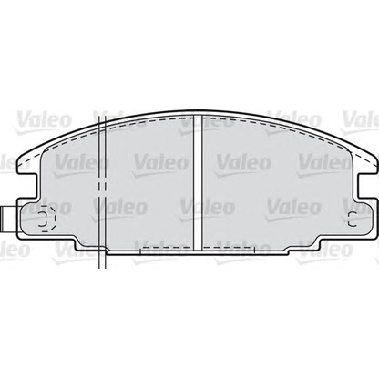 Photo Kit de plaquettes de frein, frein à disque VALEO 598020