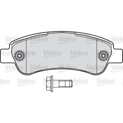 Photo Brake Pad Set, disc brake VALEO 598892