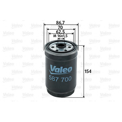 Photo Fuel filter VALEO 587700