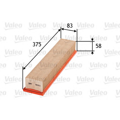 Фото Воздушный фильтр VALEO 585003