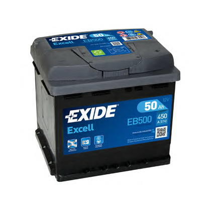 Foto Starterbatterie; Starterbatterie EXIDE EB500