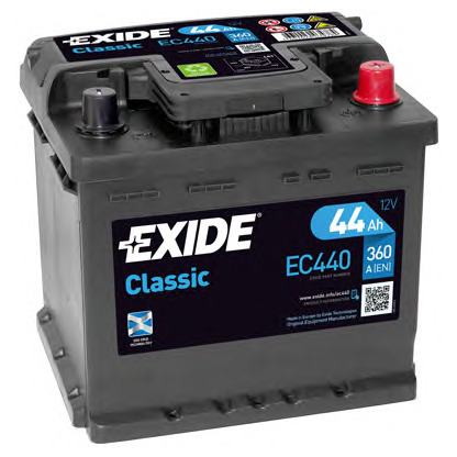 Foto Starterbatterie; Starterbatterie EXIDE EC440