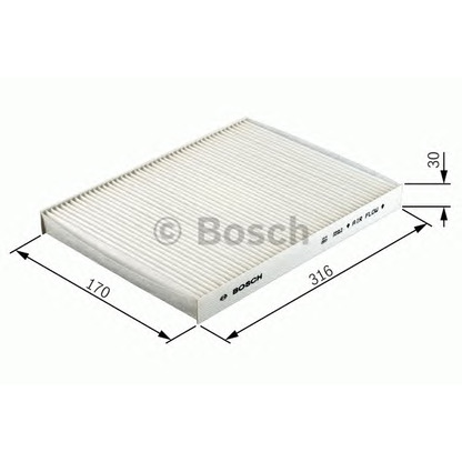 Photo Filter, interior air BOSCH 1987432102