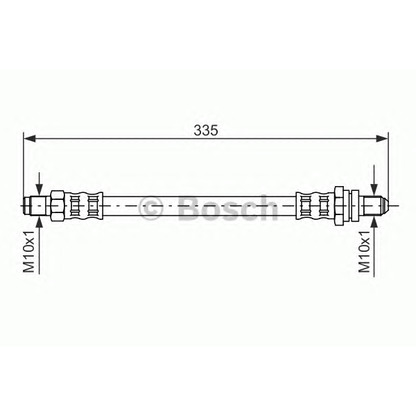Zdjęcie Przewód hamulcowy elastyczny BOSCH 1987476600