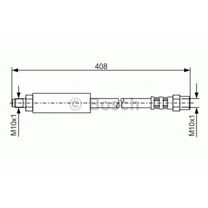 Фото Тормозной шланг BOSCH 1987476609