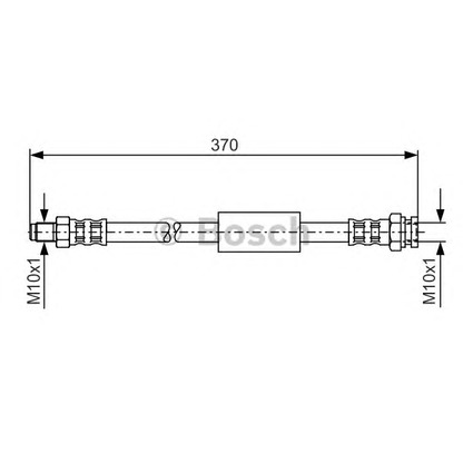 Фото Тормозной шланг BOSCH 1987476683