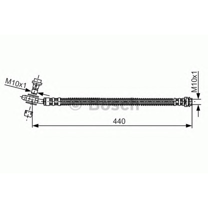 Photo Brake Hose BOSCH 1987481175