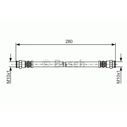 Foto Bremsschlauch BOSCH 1987481199