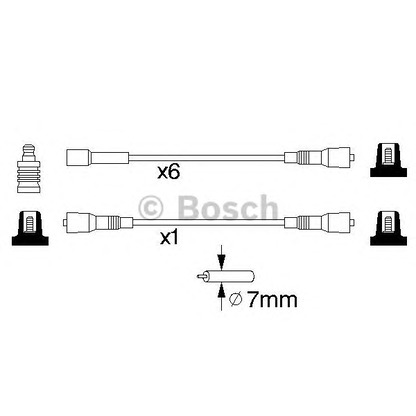 Photo Ignition Cable Kit BOSCH 0986357086