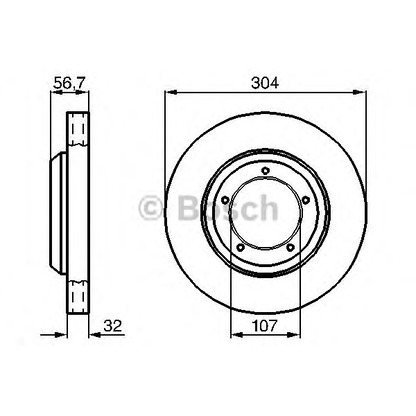 Photo Brake Disc BOSCH 0986478411