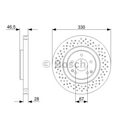 Photo Disque de frein BOSCH 0986479C76