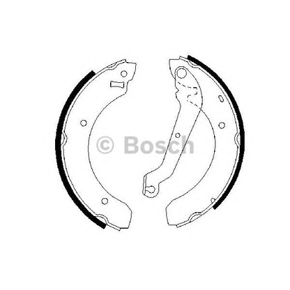 Фото Комплект тормозных колодок BOSCH 0986487540