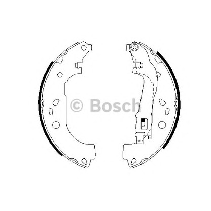 Photo Brake Shoe Set BOSCH 0986487717