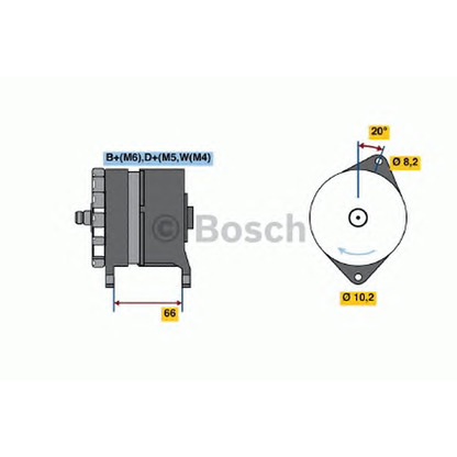 Foto Alternatore BOSCH 0986042051