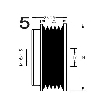 Foto Generatorfreilauf AD KÜHNER 885040