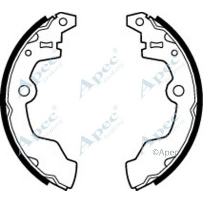 Foto Bremsbackensatz APEC braking SHU443