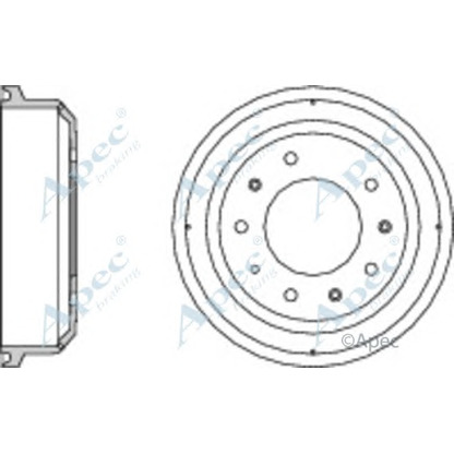 Foto Tamburo freno APEC braking DRM9803