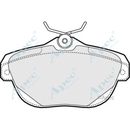 Photo Kit de plaquettes de frein, frein à disque APEC braking PAD1594