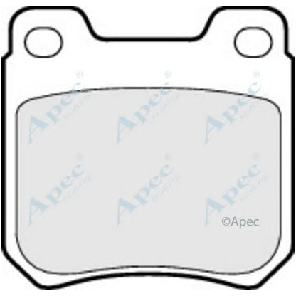 Photo Brake Pad Set, disc brake APEC braking PAD619