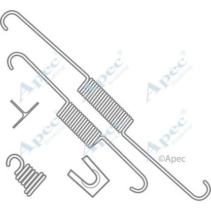 Photo Accessory Kit, brake shoes APEC braking KIT712