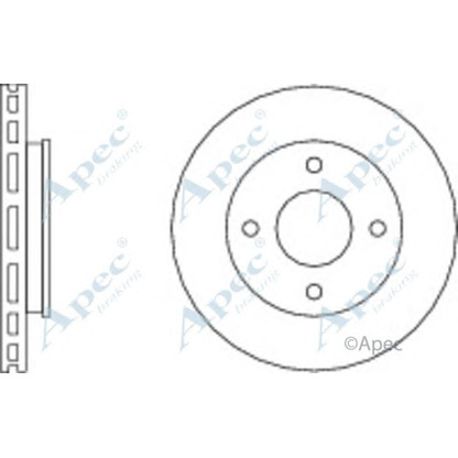 Foto Disco de freno APEC braking DSK2269