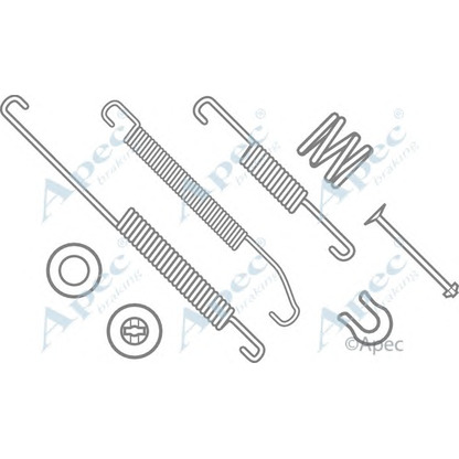 Фото Комплектующие, тормозная колодка APEC braking KIT778