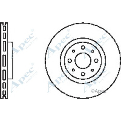 Photo Disque de frein APEC braking DSK2324