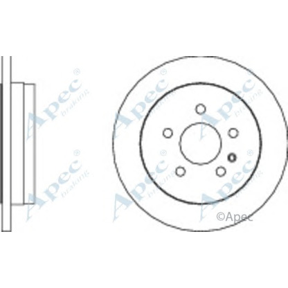 Foto Bremsscheibe APEC braking DSK2133