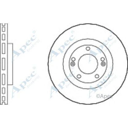 Photo Disque de frein APEC braking DSK2780