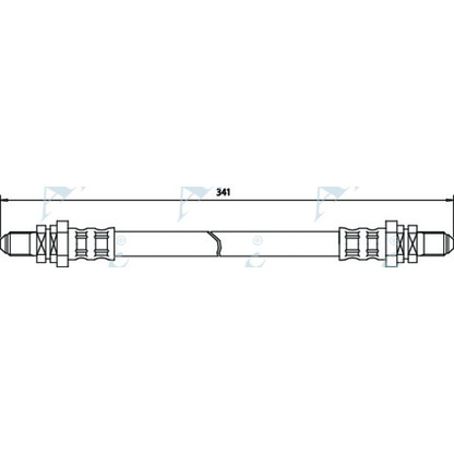 Zdjęcie Przewód hamulcowy elastyczny APEC braking HOS3011