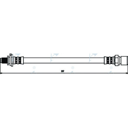 Photo Flexible de frein APEC braking HOS3128