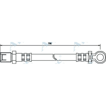 Фото Тормозной шланг APEC braking HOS3415