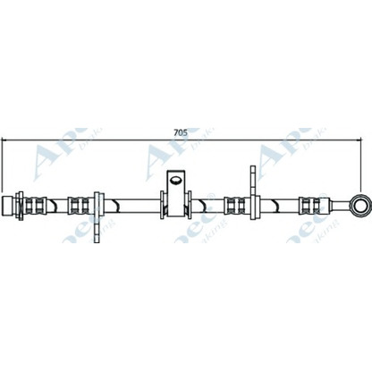 Foto Flessibile del freno APEC braking HOS3985