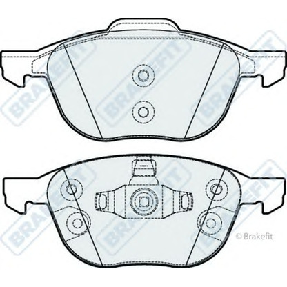 Foto Kit pastiglie freno, Freno a disco APEC braking PD3300